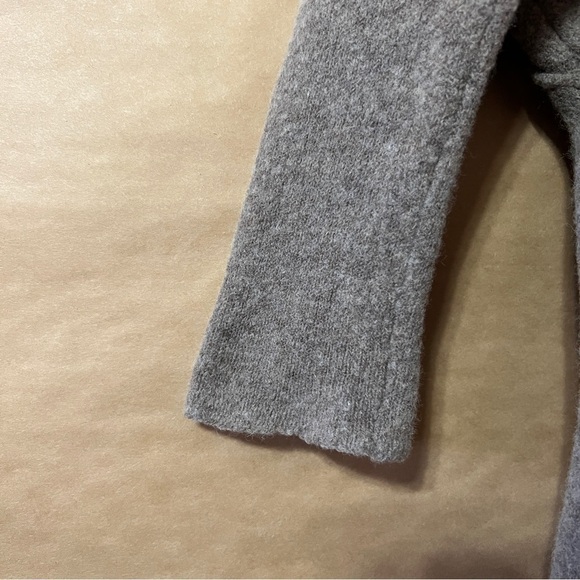 Free People | Wool Yak Blend V-Neck Sweater Knit Pullover Neutral Size S - Picture 6 of 10